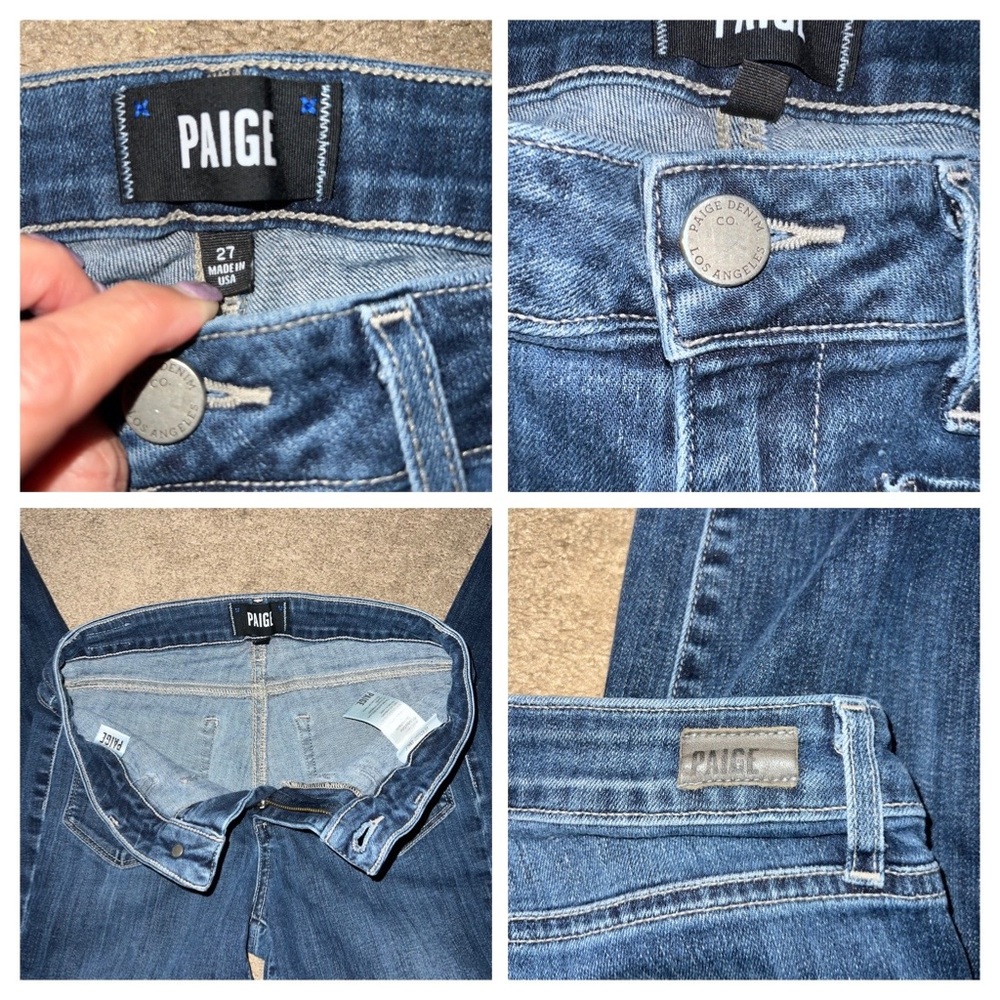 Paige Verdugo Ankle Blue Jeans - Picture 13 of 13